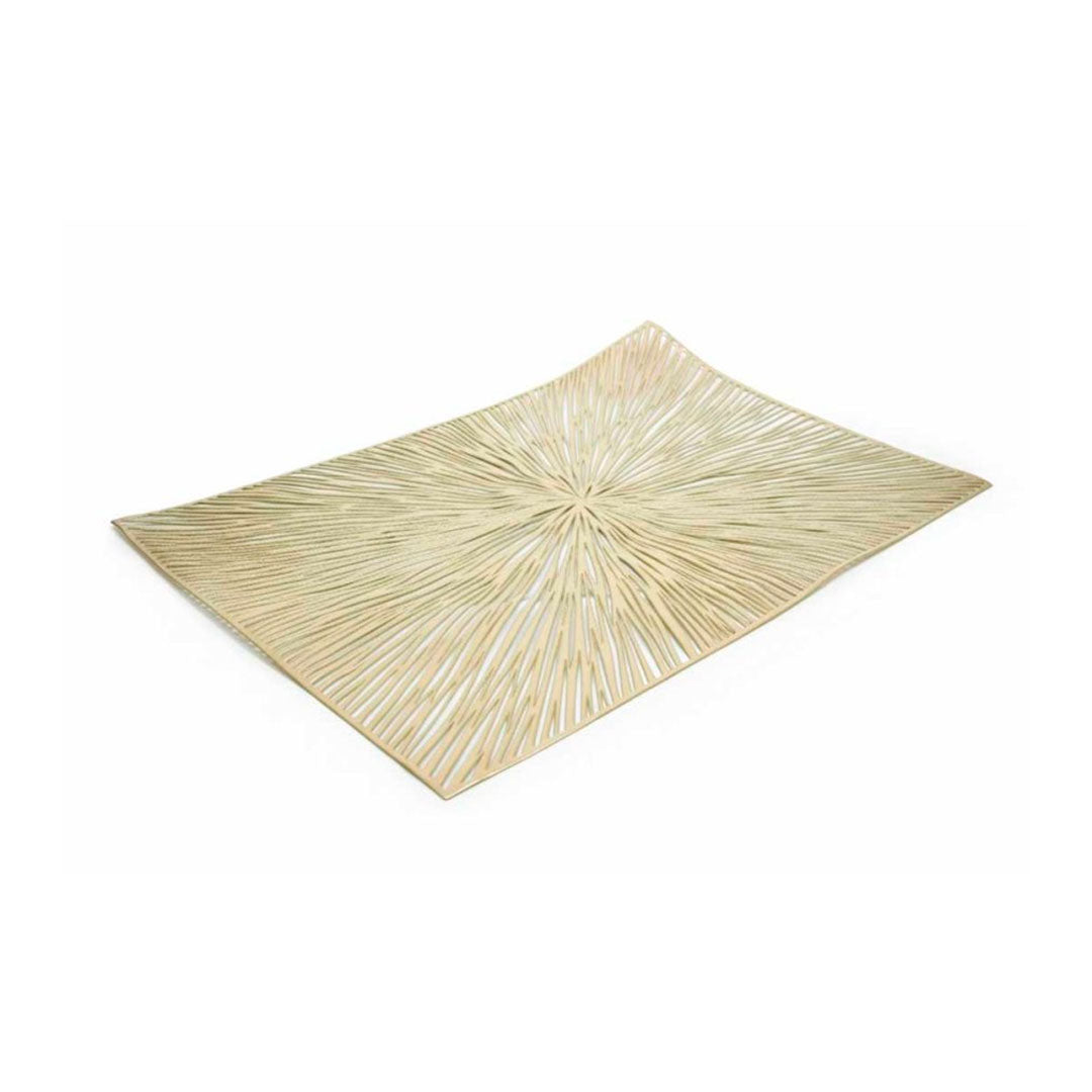 INDIVIDUALES UND DISEÑOS VARIOS DORADO PVC-3045-G