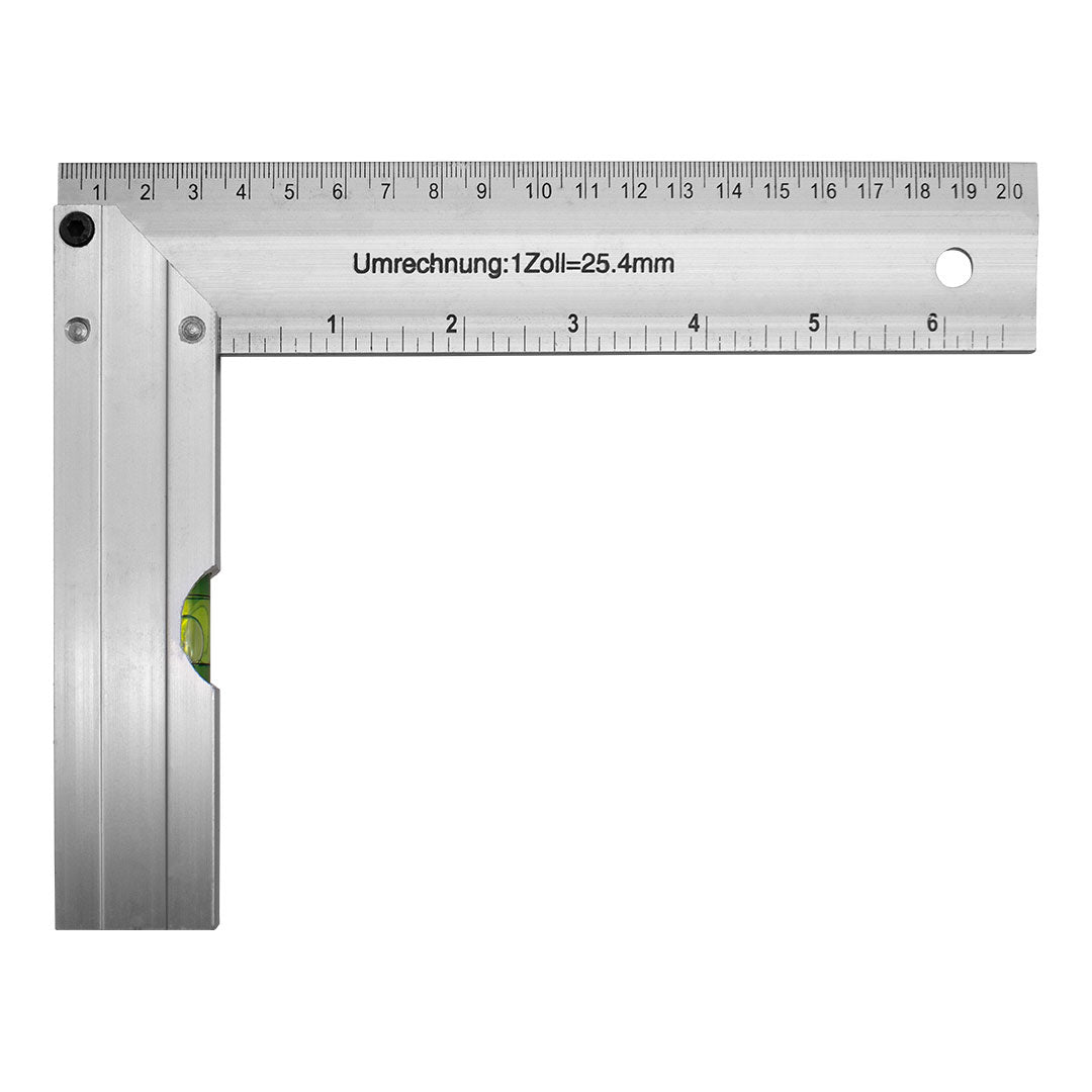 ESCUADRA CARPINTERO 20CM DE ALUMINIO LH-2141