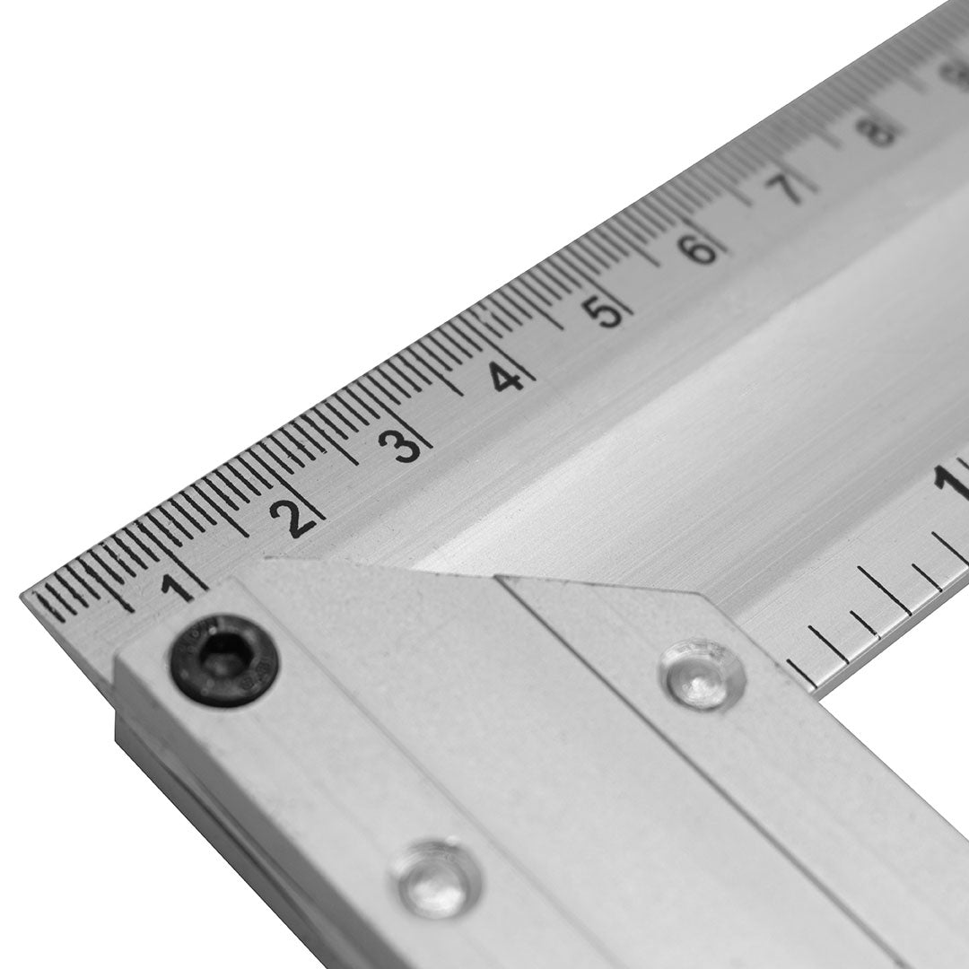 ESCUADRA CARPINTERO 35CM DE ALUMINIO LH-2144