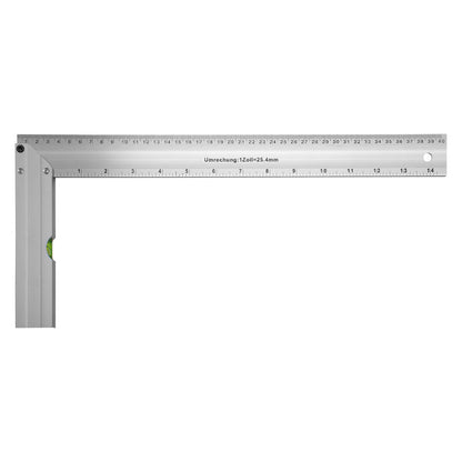 ESCUADRA CARPINTERO 40CM DE ALUMINIO LH-2145