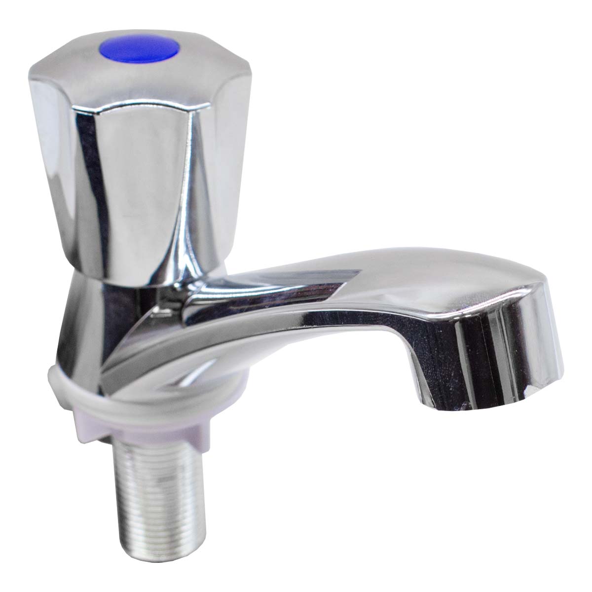 CANILLA LAVATORIO PLASTI CROMADA HEXAGONAL LH-2203