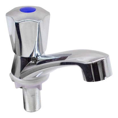 CANILLA LAVATORIO PLASTI CROMADA HEXAGONAL LH-2203