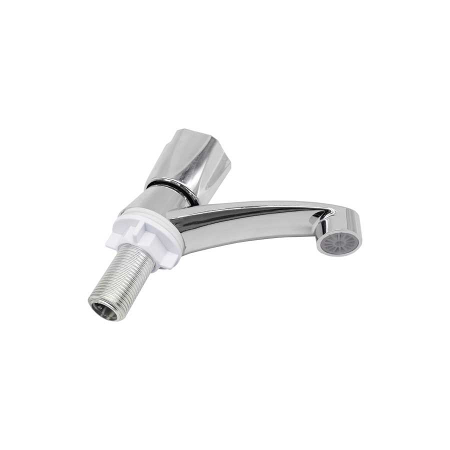 CANILLA LAVATORIO PLASTI CROMADA HEXAGONAL LH-2203