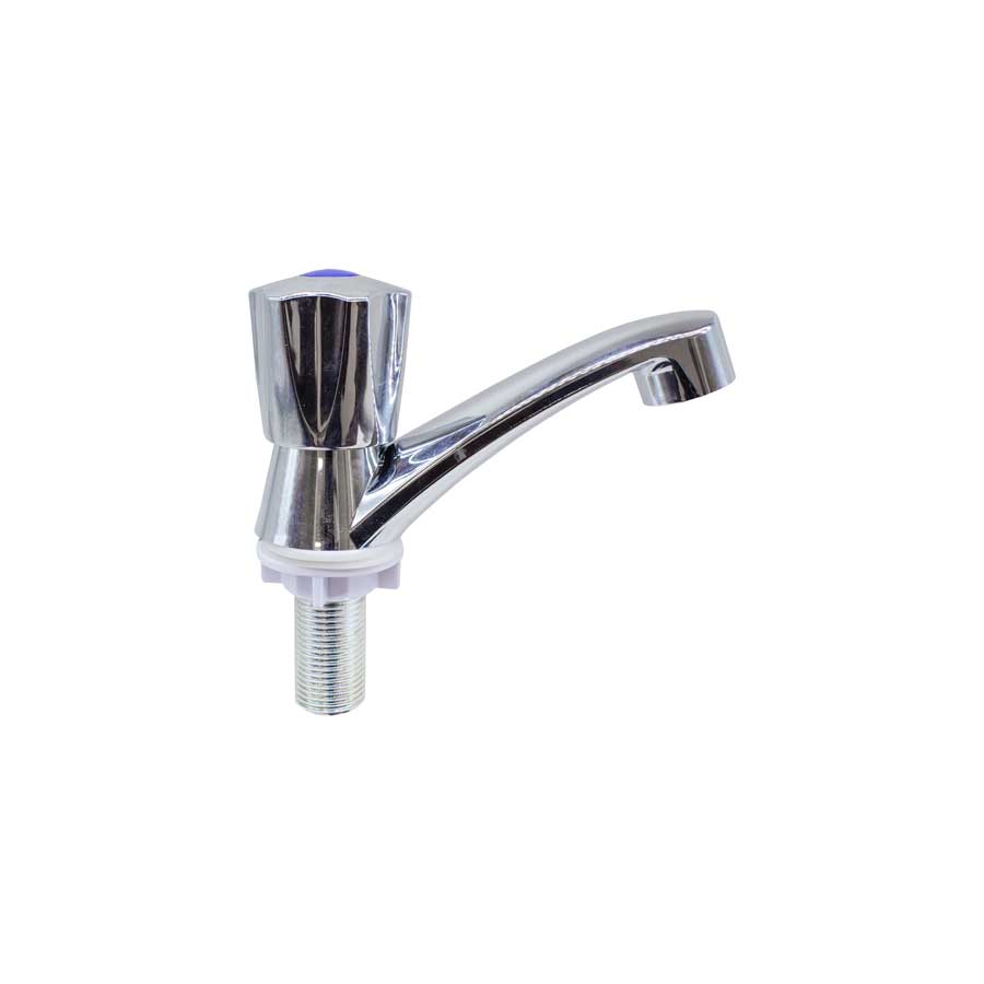 CANILLA LAVATORIO PLASTI CROMADA HEXAGONAL LH-2203