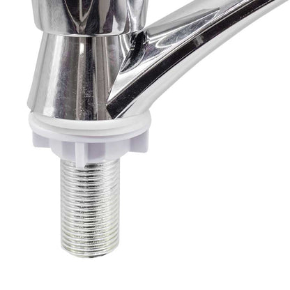 CANILLA LAVATORIO PLASTI CROMADA HEXAGONAL LH-2203