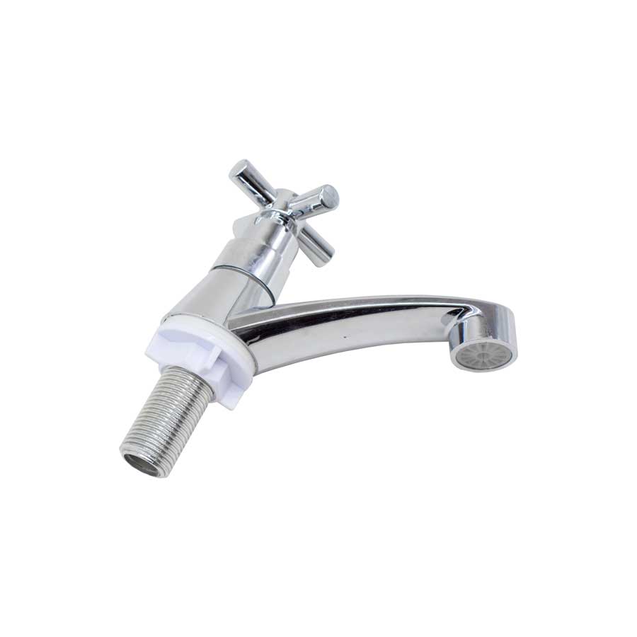 CANILLA LAVATORIO PLAST CROMADA VOLANT CRUZ LH2204