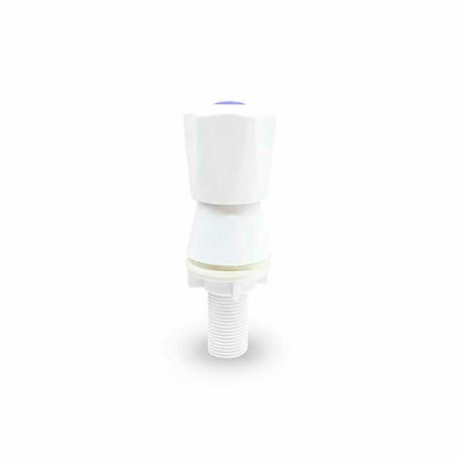 CANILLA LAVATORIO PLASTI BLANCA HEXAGONAL LH-2205