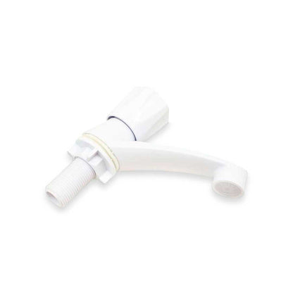 CANILLA LAVATORIO PLASTI BLANCA HEXAGONAL LH-2205