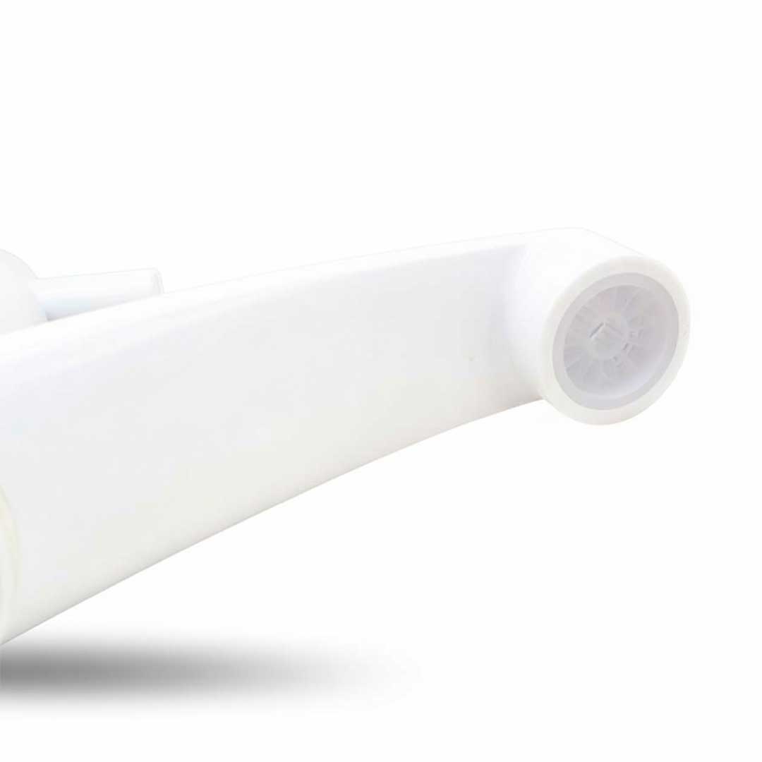 CANILLA LAVATORIO PLAST BLANCA VOLANT CRUZ LH-2206