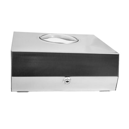 PORTA TOALLITAS P/BANO METALICO CON LLAVE LH-2211