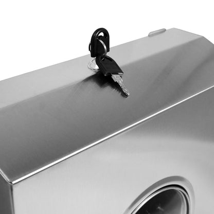 PORTA TOALLITAS P/BANO METALICO CON LLAVE LH-2211