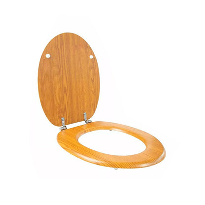 ASIENTO INODORO UNIVERSAL COLOR MADERA LH-2033