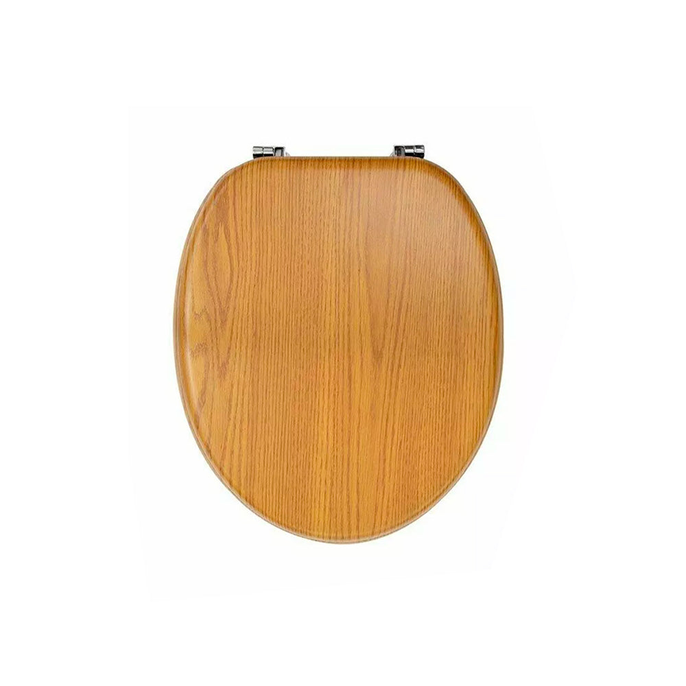 ASIENTO INODORO UNIVERSAL COLOR MADERA LH-2033
