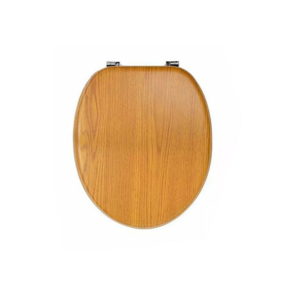 ASIENTO INODORO UNIVERSAL COLOR MADERA LH-2033