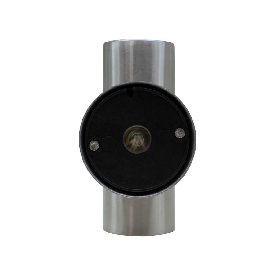 LUMINARIA APLIQUE EXT 2 LUCES METAL PULIDO LH-2091