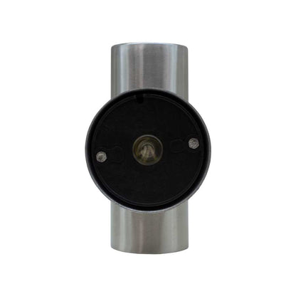 LUMINARIA APLIQUE EXT 2 LUCES METAL PULIDO LH-2091