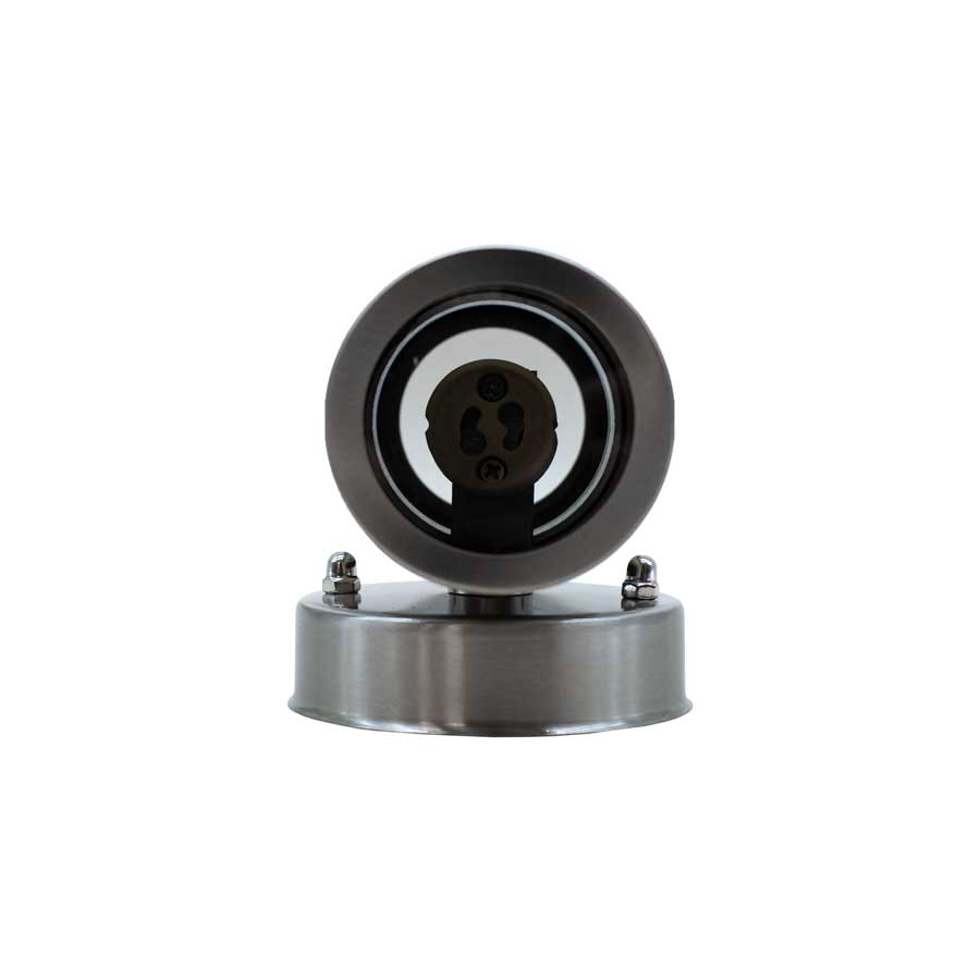 LUMINARIA APLIQUE EXT 2 LUCES METAL PULIDO LH-2091