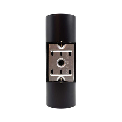 LUMINARIA EXT 2 LUCES 9CM DE DIAMETRO NEGRO LH2096