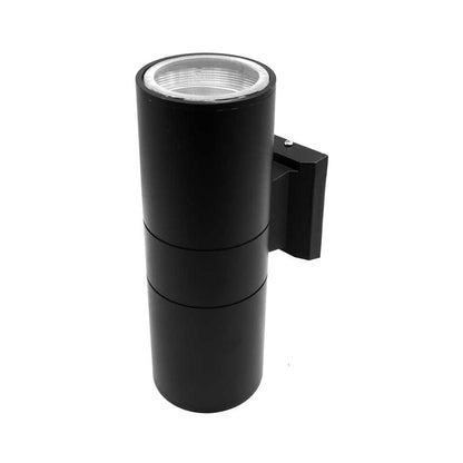 LUMINARIA EXT 2 LUCES 9CM DE DIAMETRO NEGRO LH2096