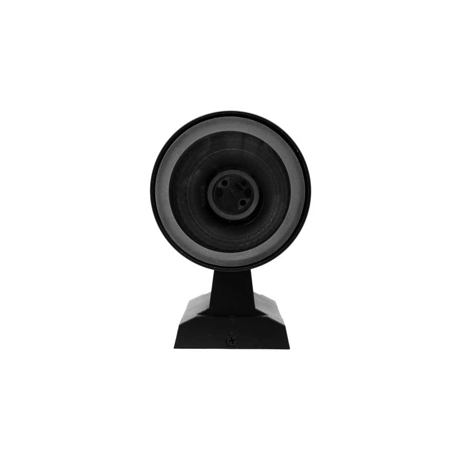 LUMINARIA EXT 1 LUZ 9CM DE DIAMETRO NEGRO LH-2094