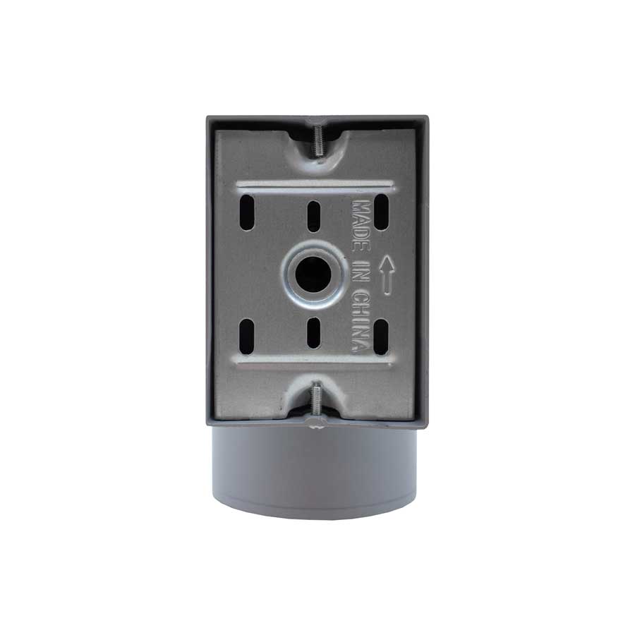 LUMINARIA EXT 1 LUZ 9CM DE DIAMETRO GRIS LH-2093