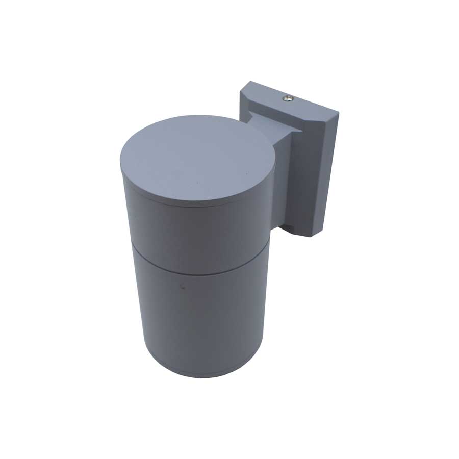 LUMINARIA EXT 1 LUZ 9CM DE DIAMETRO GRIS LH-2093