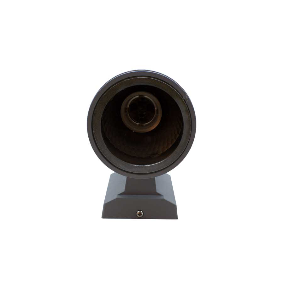 LUMINARIA EXT 1 LUZ 9CM DE DIAMETRO GRIS LH-2093