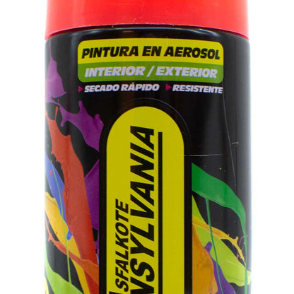 PINTURA EN AEROSOL 400ML FLUO ROJO PENNSYLVA