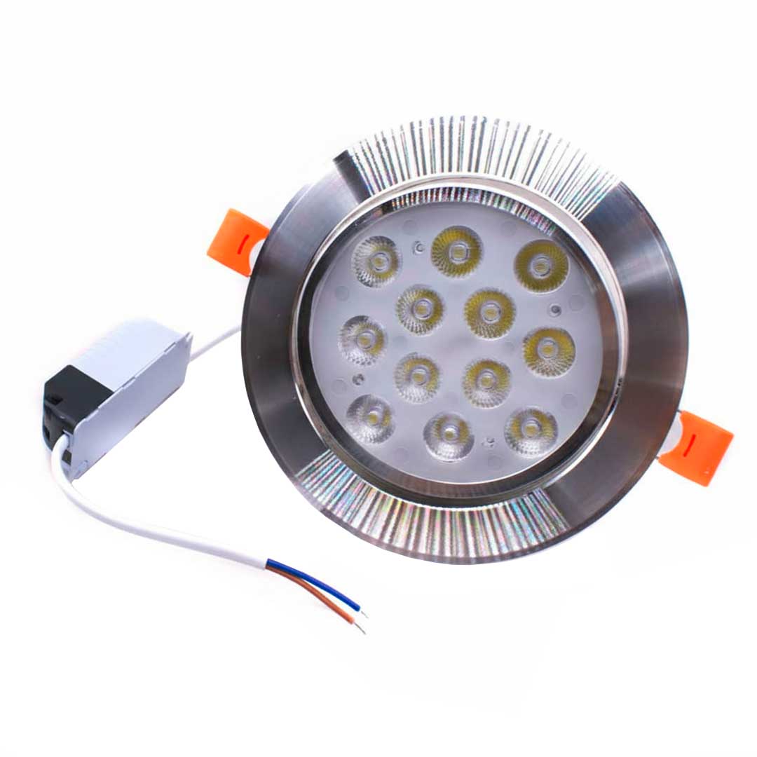 SPOT LED ARTICULADO 12W 13CM PLATEADO LH-2219