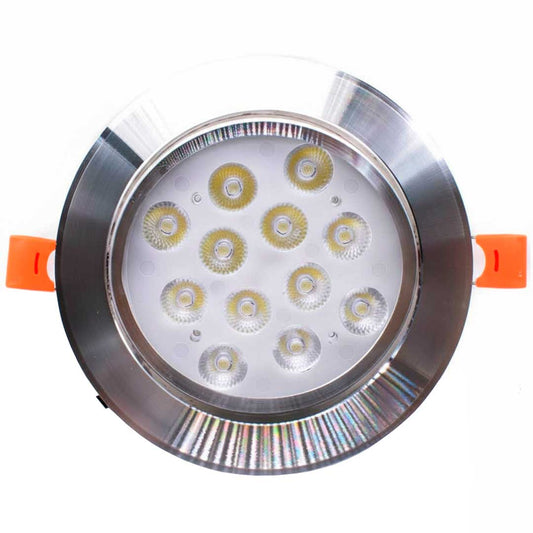 SPOT LED ARTICULADO 12W 13CM PLATEADO LH-2219