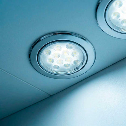 SPOT LED ARTICULADO 12W 13CM PLATEADO LH-2219