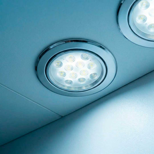 SPOT LED ARTICULADO 12W 13CM PLATEADO LH-2219
