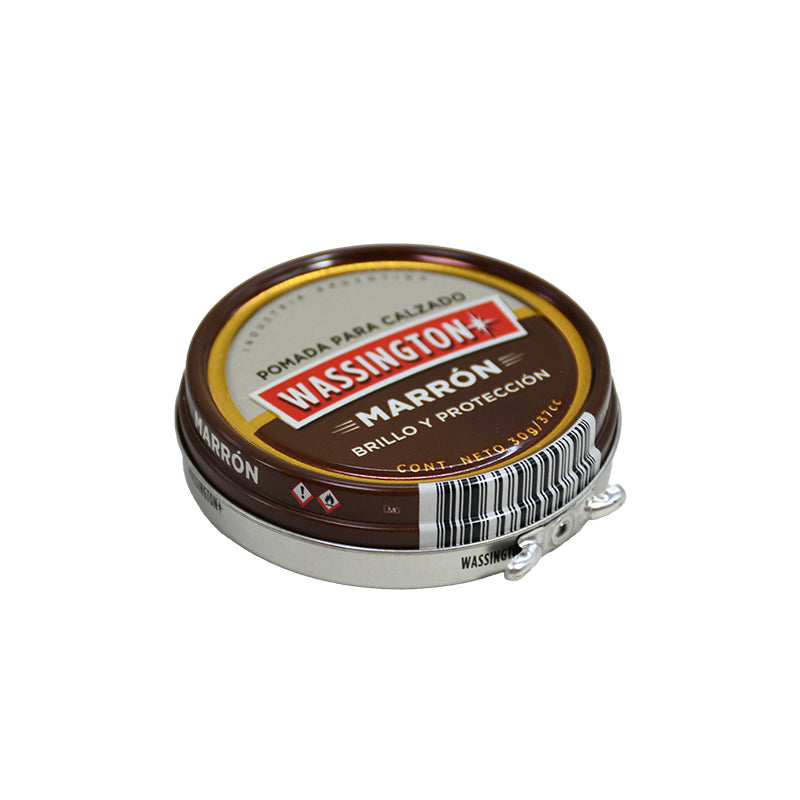 POMADA PARA CALZADO MARRON 30G WASSINGTON