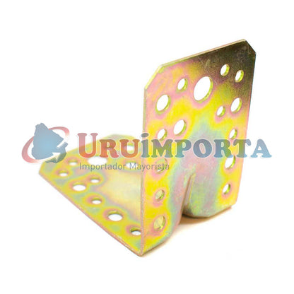 ESCUADRA METALICA PERFORADA 9CMX9CM LH-2055