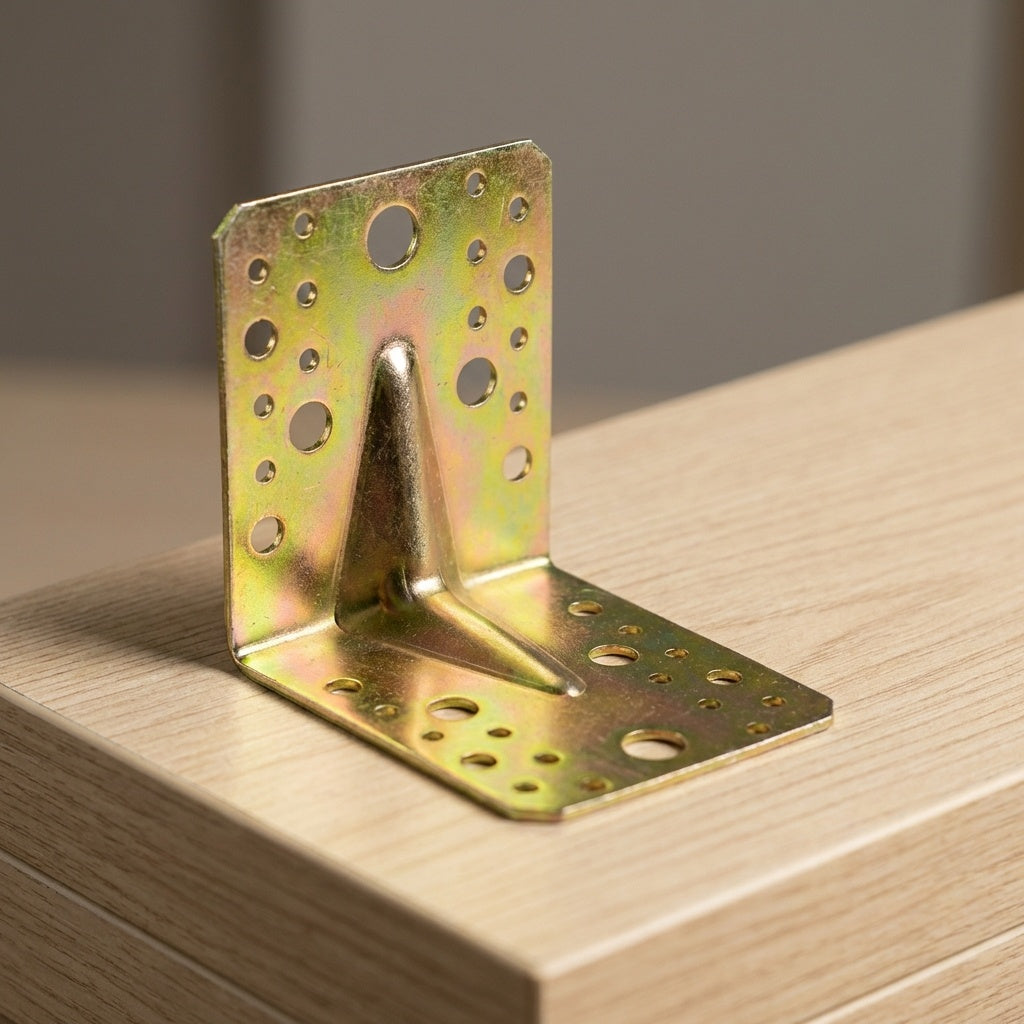 ESCUADRA METALICA PERFORADA 10CMX10CM LH-2056
