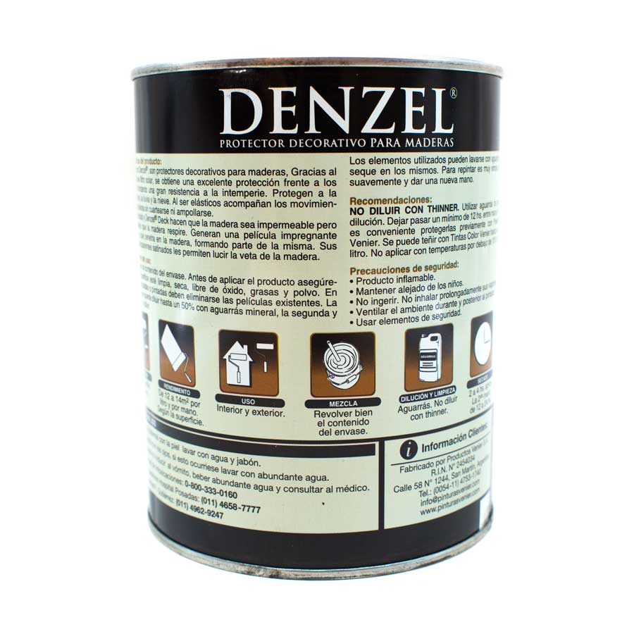 PROTECTOR 1L NATURAL PARA MADERA SATINADO DENZEL