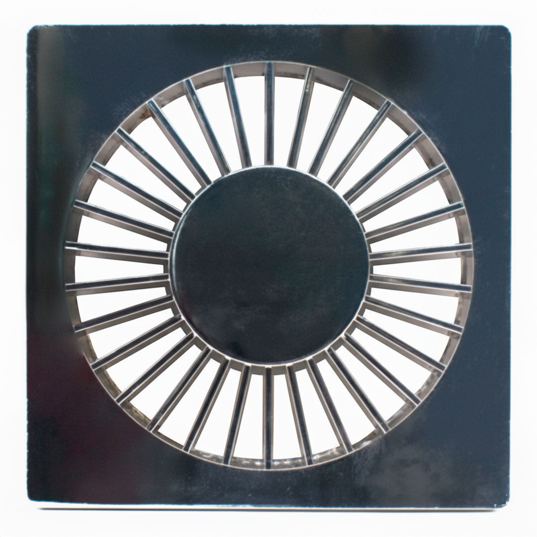 REJILLA 10CM X 10CM PLASTICO CROMADO GRAP 4503CR