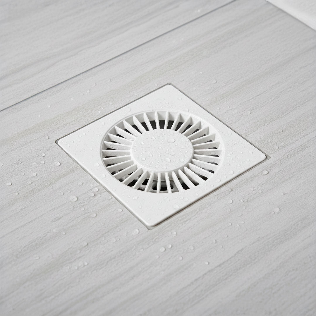 REJILLA 10CM X 10CM PLASTICO CROMADO GRAP 4503CR