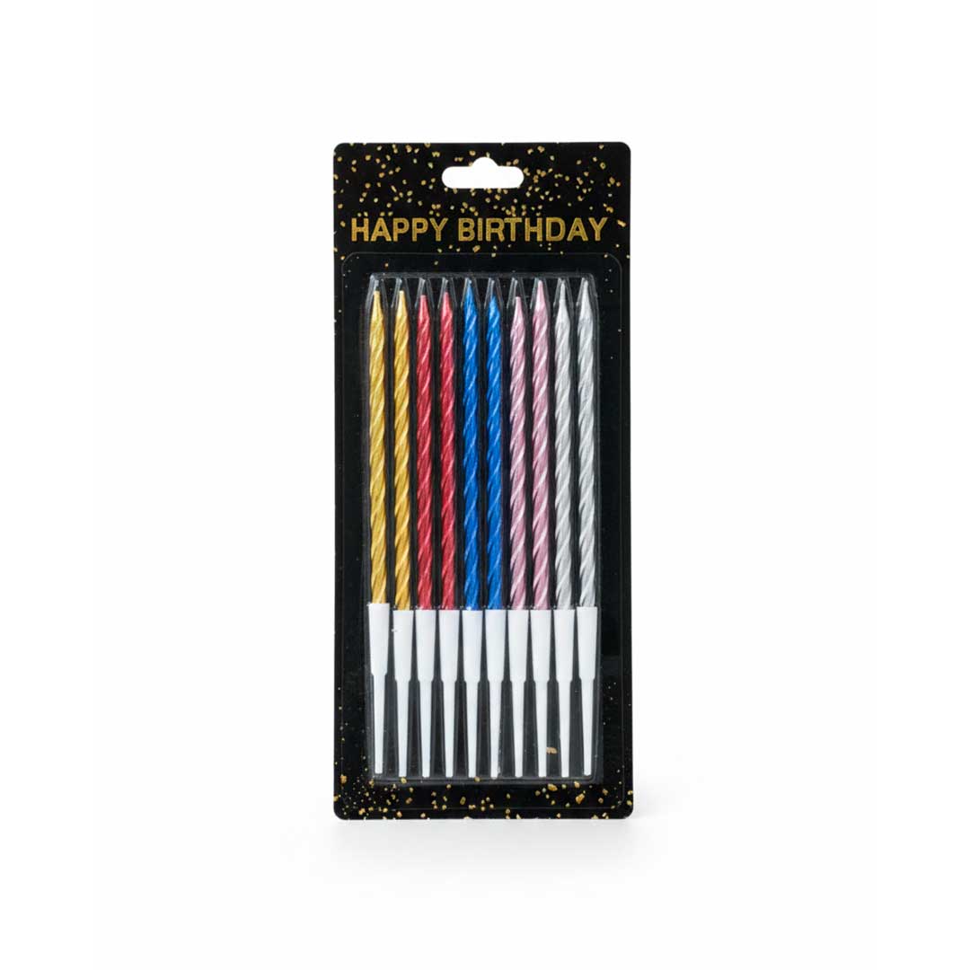 SET DE VELAS P/CUMPLEAÑOS C/METALIZADO 03-361919