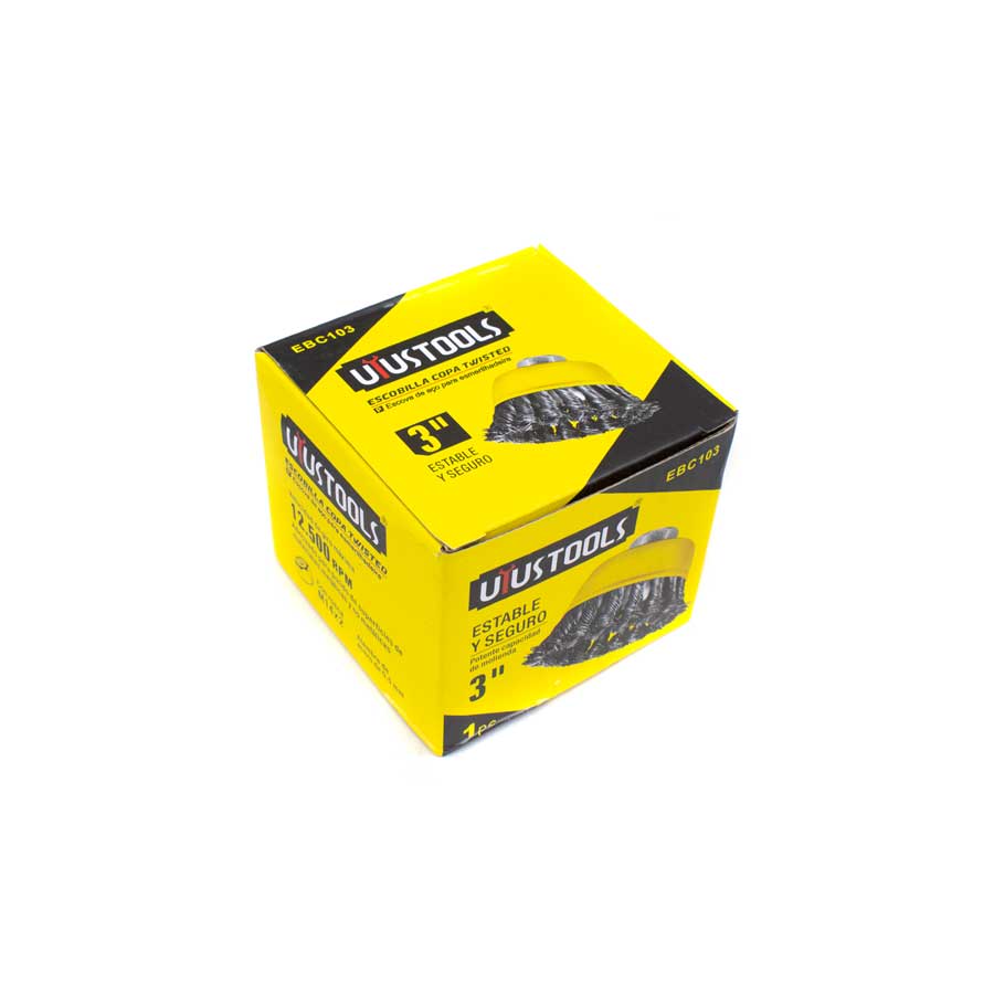 CEPILLO COPA 3″ DE ACERO P/AML UYUS EBC103