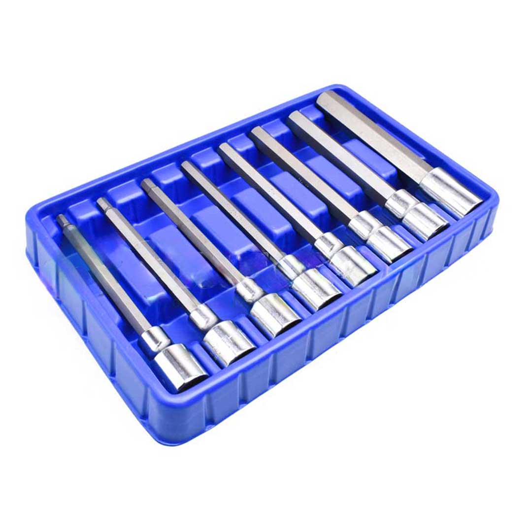 PUNTAS 1/2″ 8PZ LARGAS HEXAGONAL GATE TOO GT124008
