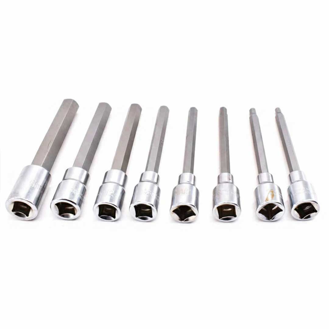 PUNTAS 1/2″ 8PZ LARGAS HEXAGONAL GATE TOO GT124008