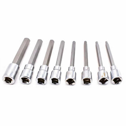 PUNTAS 1/2″ 8PZ LARGAS HEXAGONAL GATE TOO GT124008