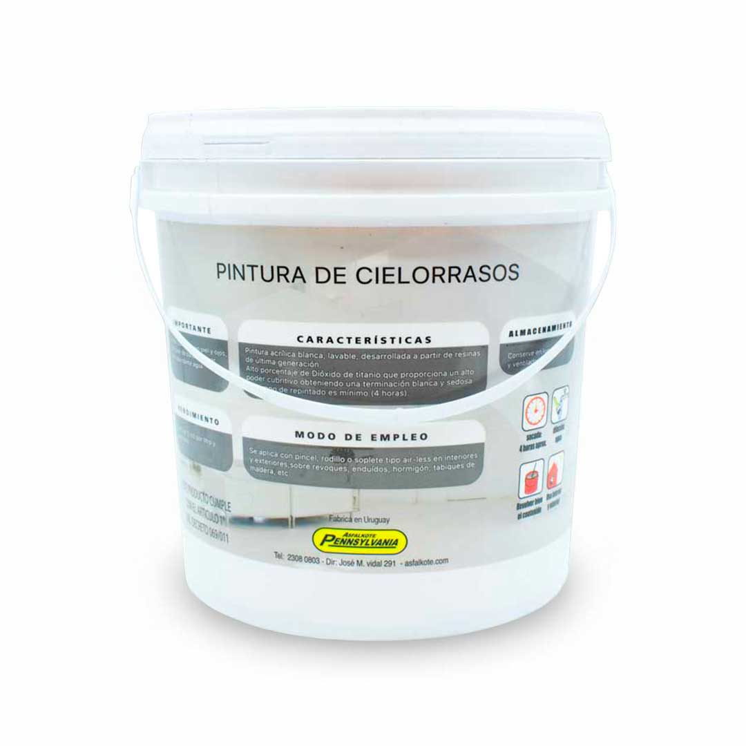 PINTURA PARA CIELORRASO 3.6 LITROS PENNSYLVANIA