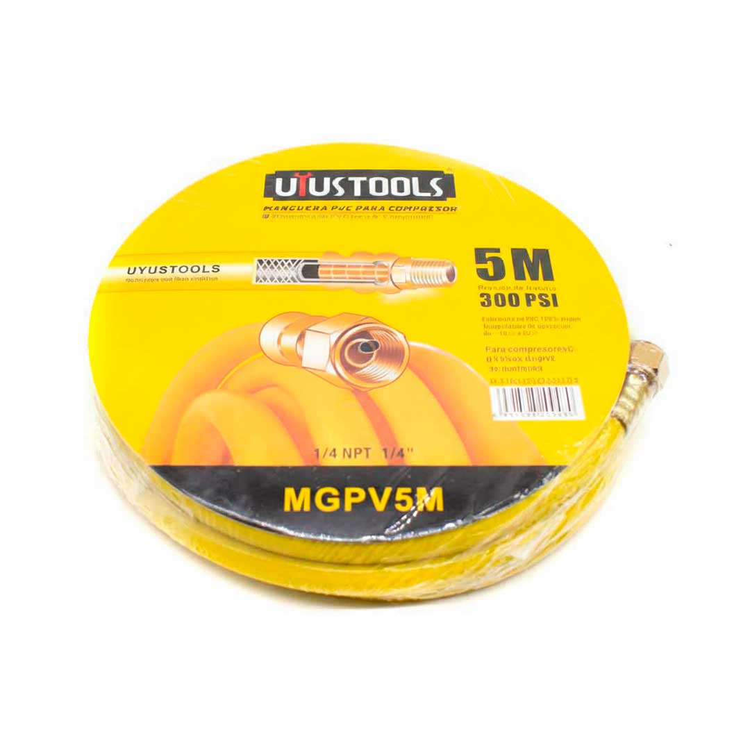 MANGUERA PARA COMPRESOR PVC 5M UYUSTOOLS MGPV5M