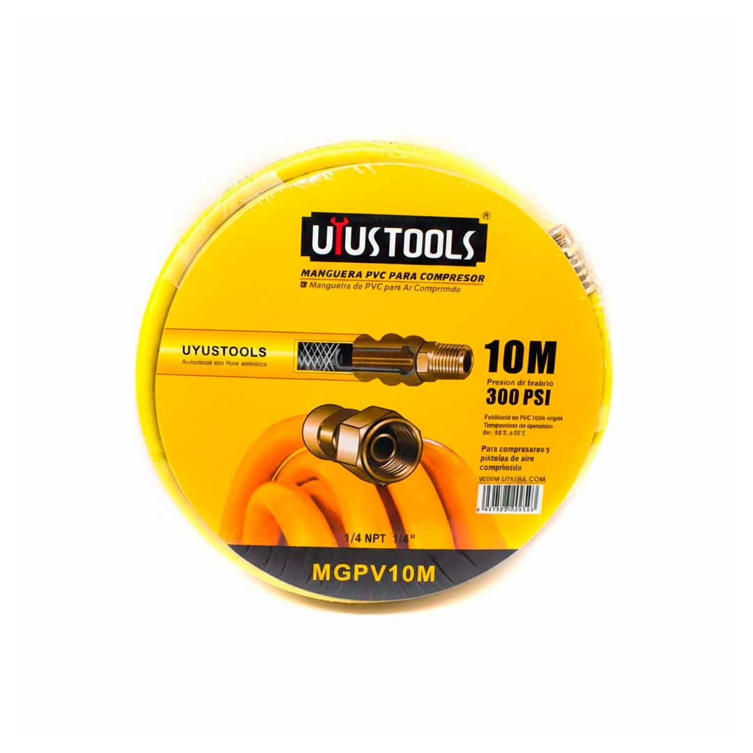 MANGUERA PARA COMPRESOR PVC 10M UYUSTOOLS MGPV10M