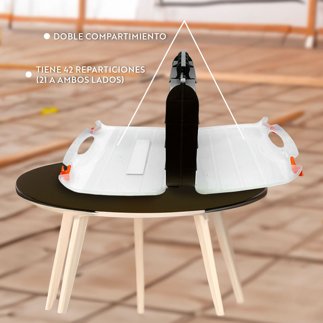 ORGANIZADOR DOBLE 15″ 42 REPARTICI MAKAWA MK-0996