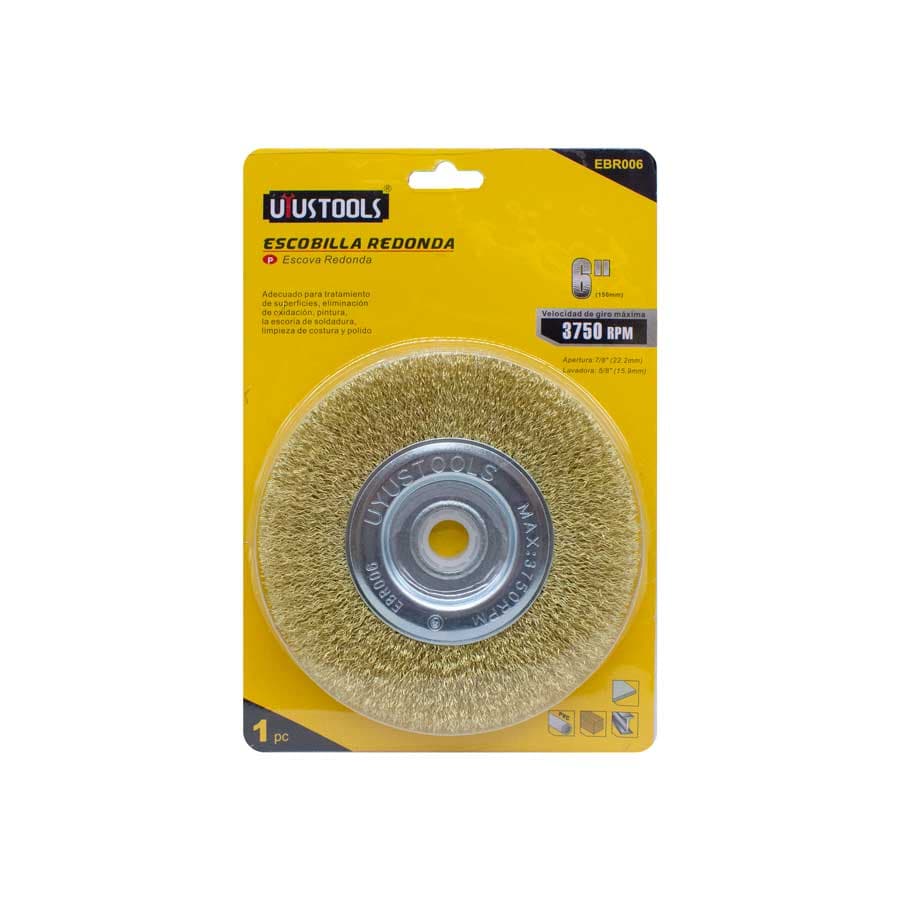 CEPILLO 6″ BRONCEADO UYUSTOOLS EBR006