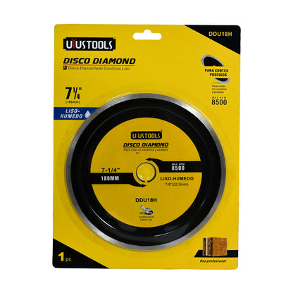 DISCO DIAMANTADO 7 1/4″ TURBO UYUSTOOLS DDU18H