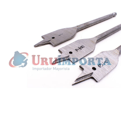 MECHA P/MADERA PLANA 6PZ 3/8″-1″ MAKAWA MK-0182
